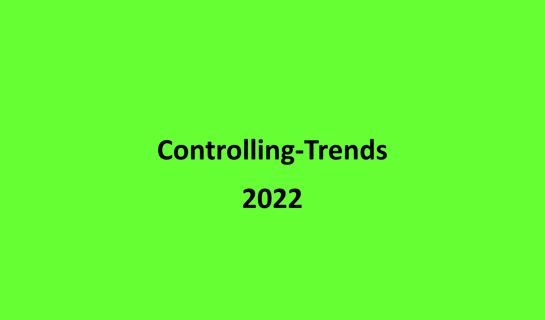 Controlling-Trends 2022