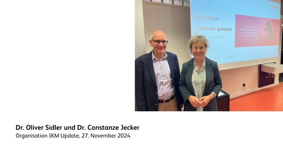 Organisationsportrait Dr. Oliver Sidler und Dr. Constanze Jecker