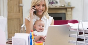 computer_notebook_woman_baby_mother_child