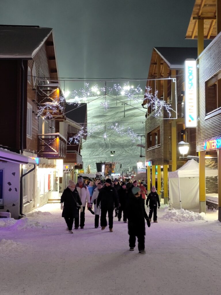 Beleuchtetes Levi Village