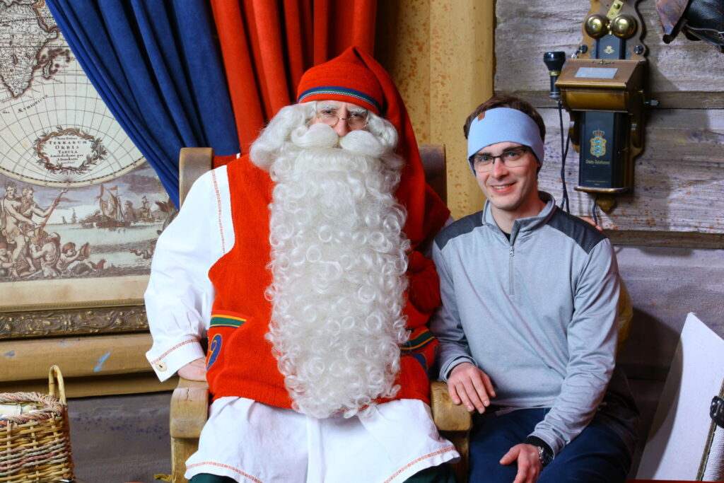 Santa Claus und Sandro Troxler