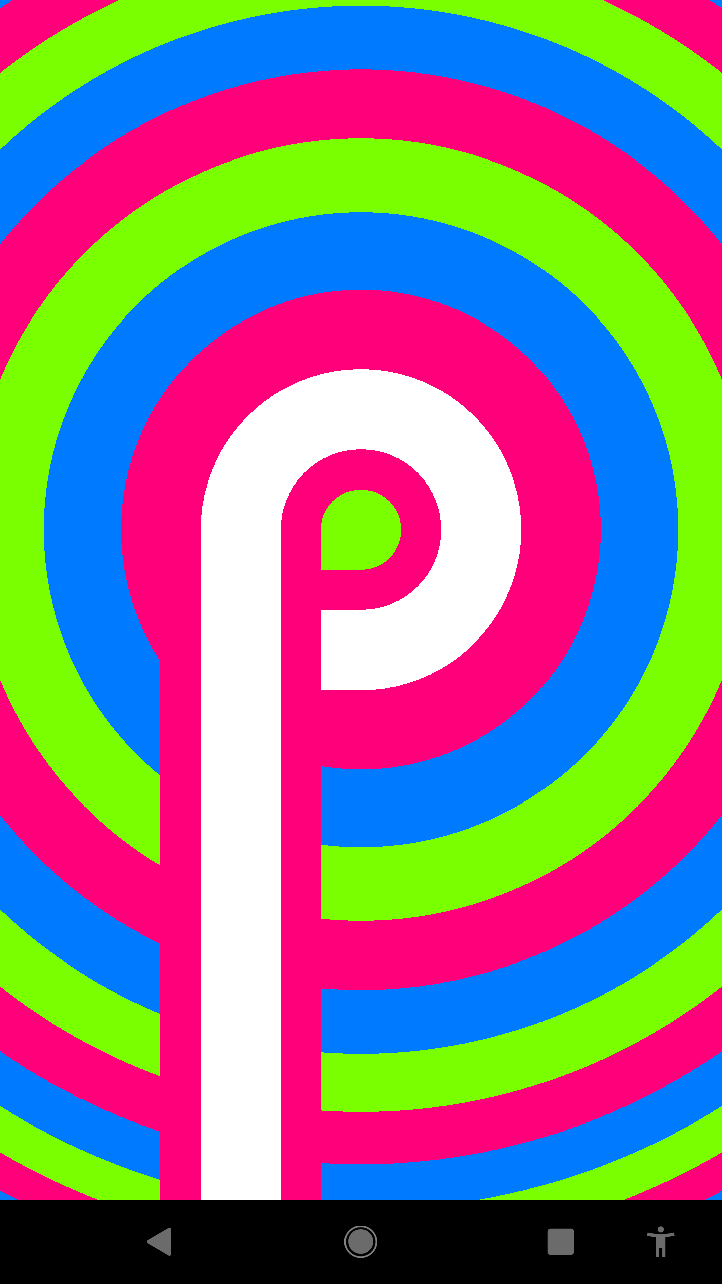 Bei diesem Easter Egg in Android «Pie» werden die Finderinnen und Finder mit hypnotisierenden, bewegten Farben belohnt. Googeln Sie nach "A