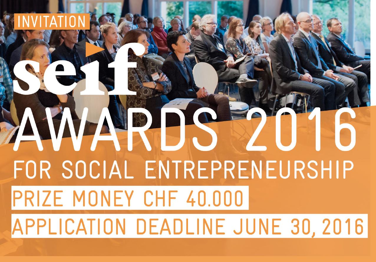 seif Awards for Social Entrepreneurship 2016