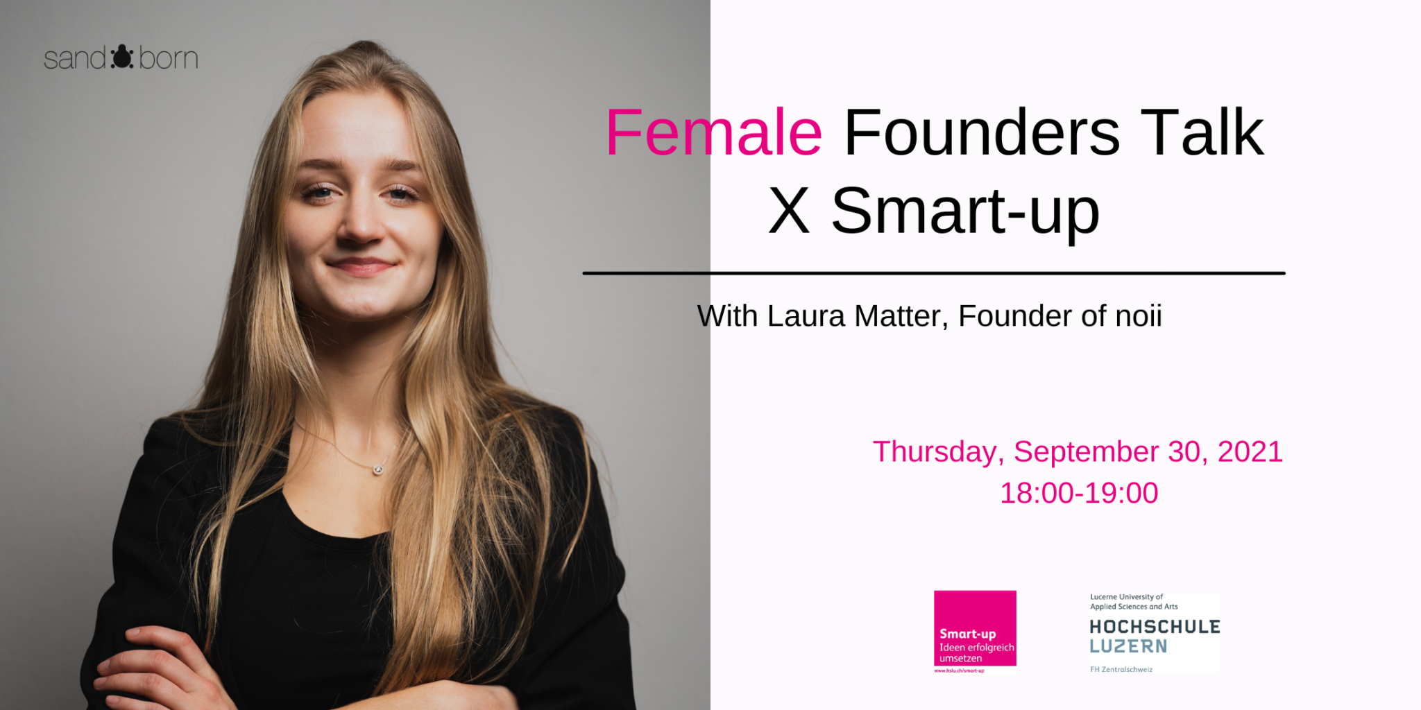 Female Founders Talk X Smart-up with Laura Matter from noii