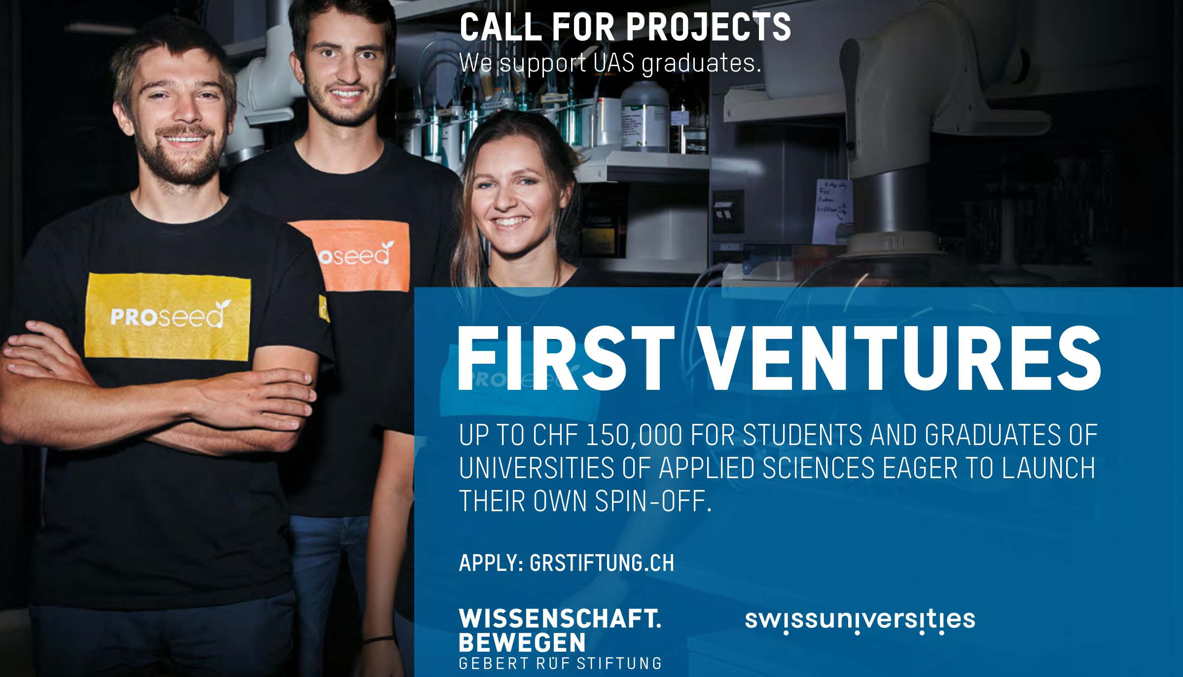 First Ventures ‒ Call for Projects