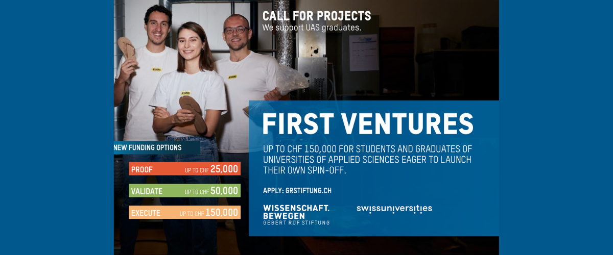 Das neue Förderkonzept von First Ventures – Call for Projects