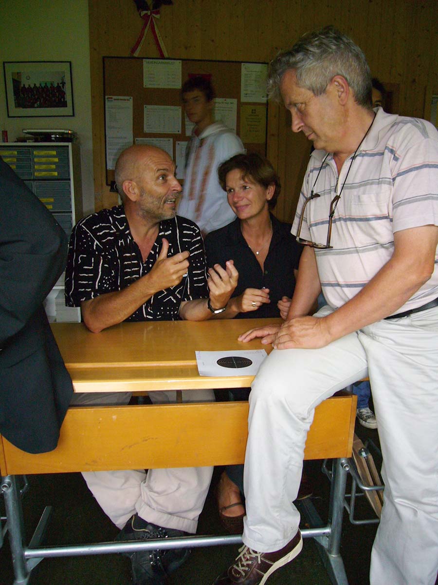 Bernard Wandeler und Kolleg:innen Retraite 2007
