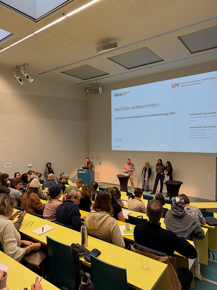 Begrüssung zur Tagung vom Fachverband und René Stalder