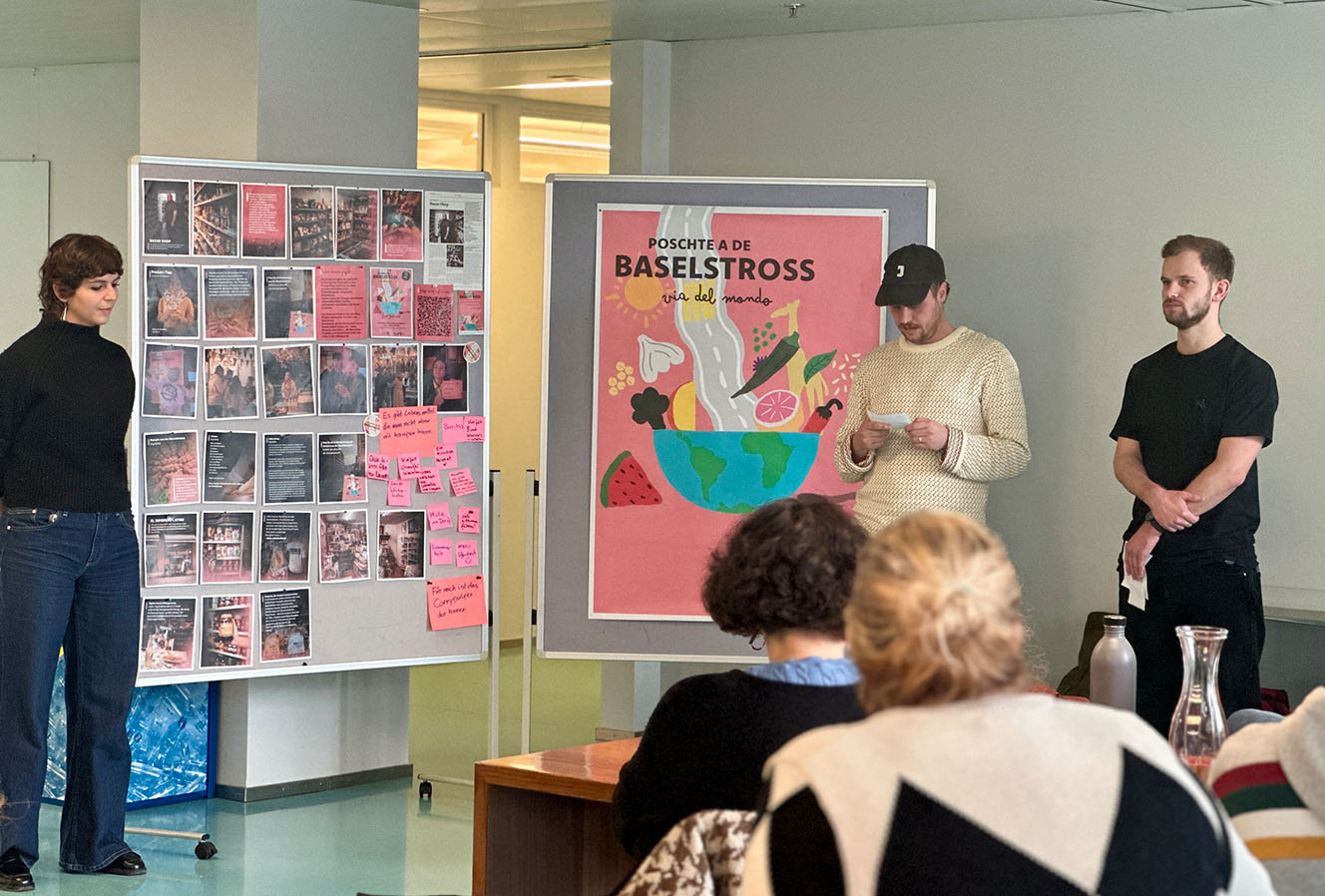 Das Projekt Poschte a de Baselstross
