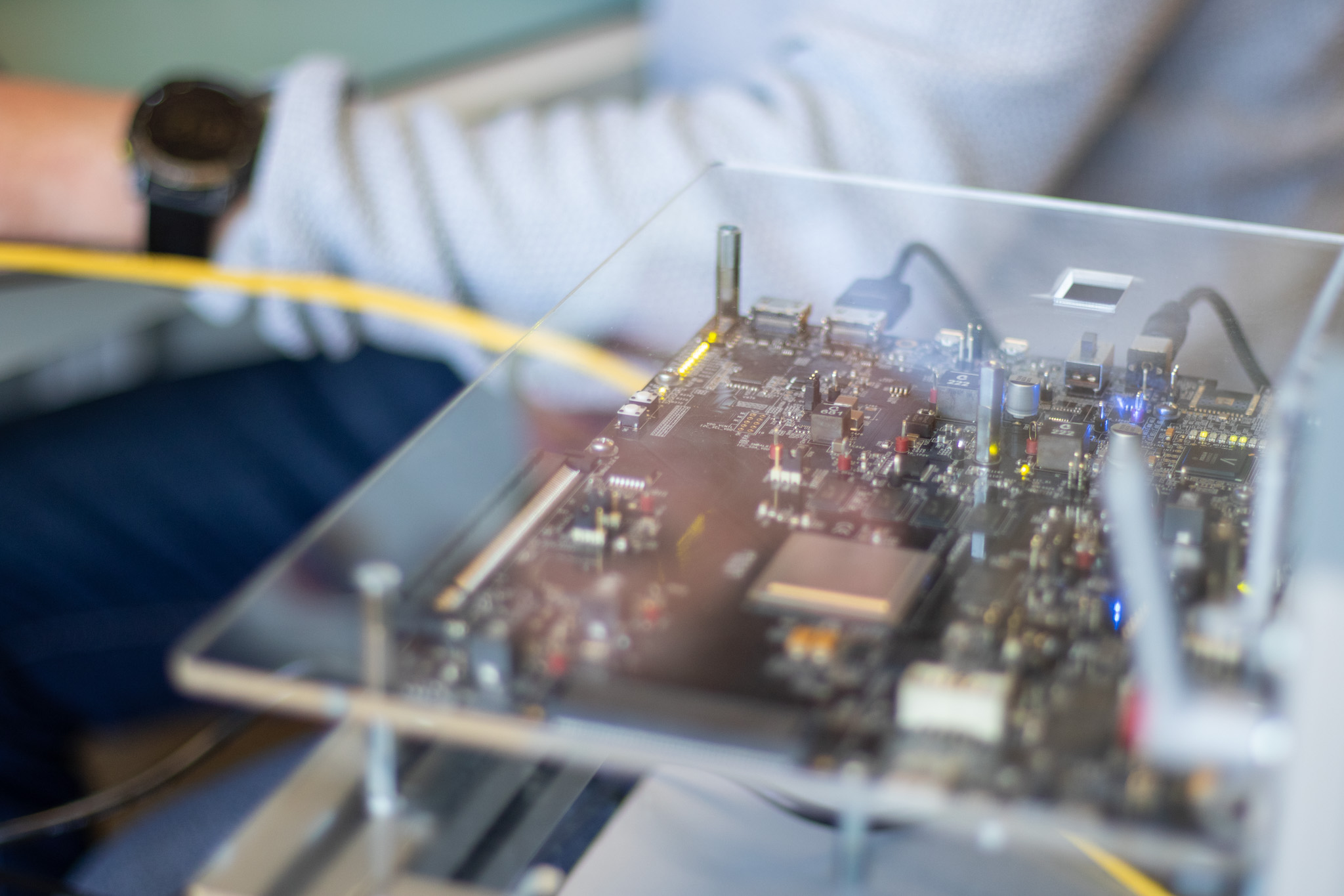 Weltraum-tauglichen Hardware für den Bildsensor eines Jägersatelliten.